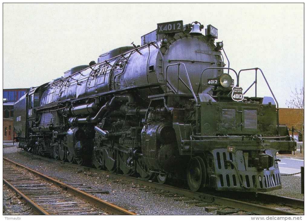 Union Pacific No 4012  ´Big Boy´ At Steamtown Museum, Scranton, USA   -  CPM - Treinen