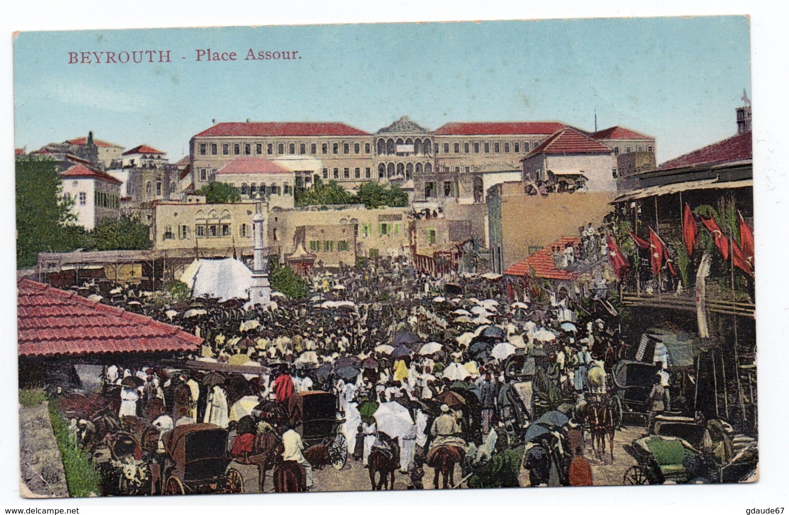 BEYROUTH (LIBAN) - PLACE ASSOUR - Líbano