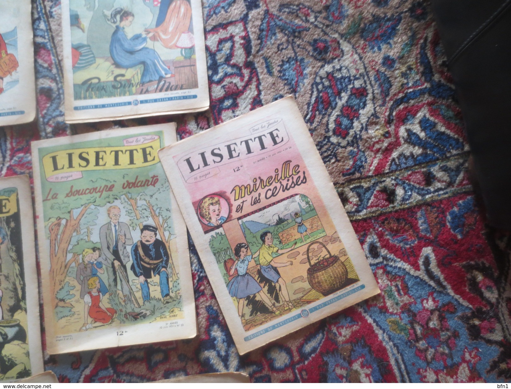 LISETTE - 26 NUMEROS ANNEE 1951- N° 1 à 17- N°20   N° 22 à 26- N°29 à 31 VOIR PHOTOS