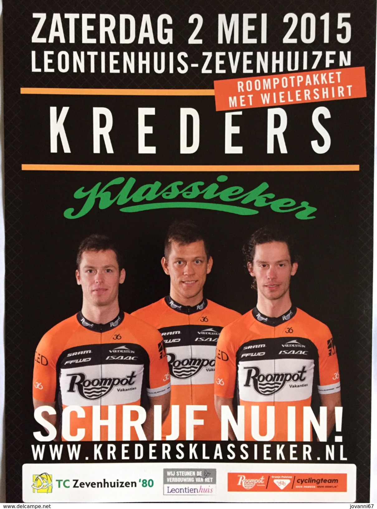 Flyer Kreders Klassieker -  Roompot 2015 - Cyclisme