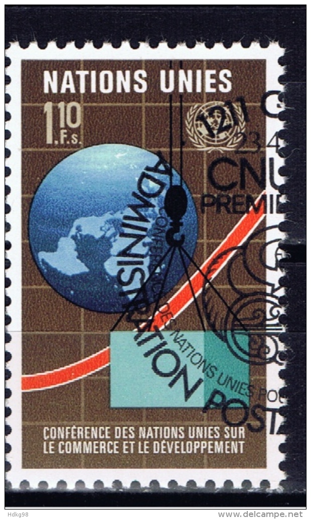 UNG+ Vereinte Nationen Genf 1976 Mi 57 UNCTAD - Used Stamps