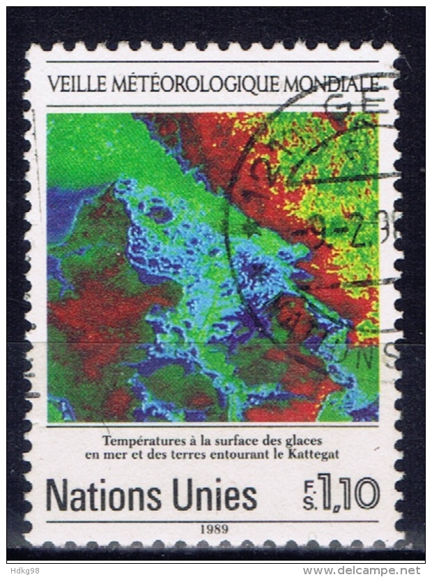 UNG+ Vereinte Nationen Genf 1989 Mi 177 Wetter - Oblitérés