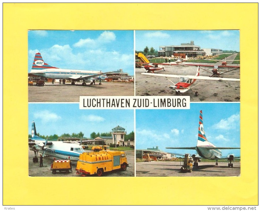 Postcard - Aviation, Aerodromes, Limburg     (V 30222) - Aerodrome