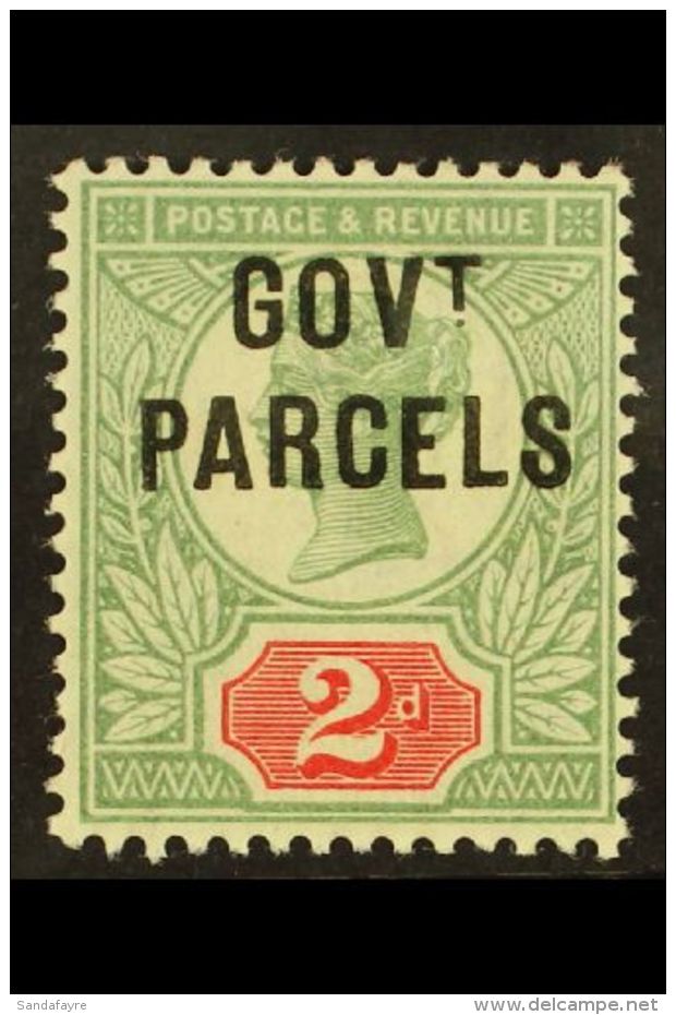 GOVT. PARCELS 1891 2d Grey- Green And Carmine, SG O70, Very Fine Lightly Hinged Mint, Cat &pound;250. For More... - Other & Unclassified