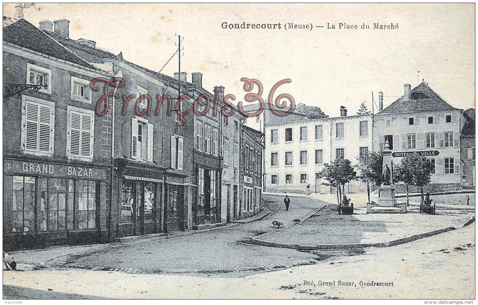 Meuse ( 55 ) Gondrecourt - La Place Du Marché -  Voir Les Scans - Gondrecourt Le Chateau