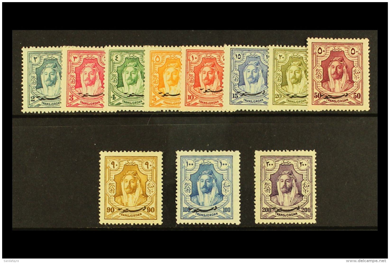 1928 New Constitution Set Complete SG 172/182, Very Fine And Fresh Mint. (11 Stamps) For More Images, Please Visit... - Jordan