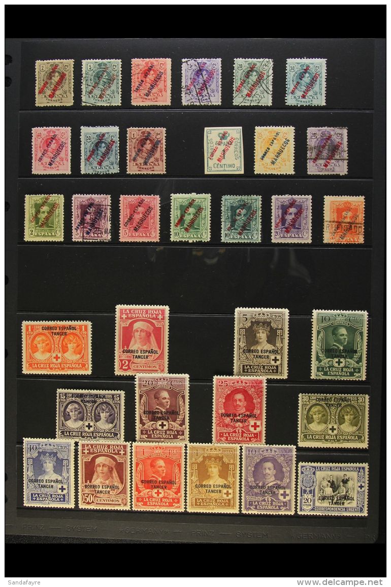 TANGIER 1909-1951 ALL DIFFERENT Mostly Mint Or Never Hinged Mint Collection Presented On A Series Of Stock Pages.... - Autres & Non Classés