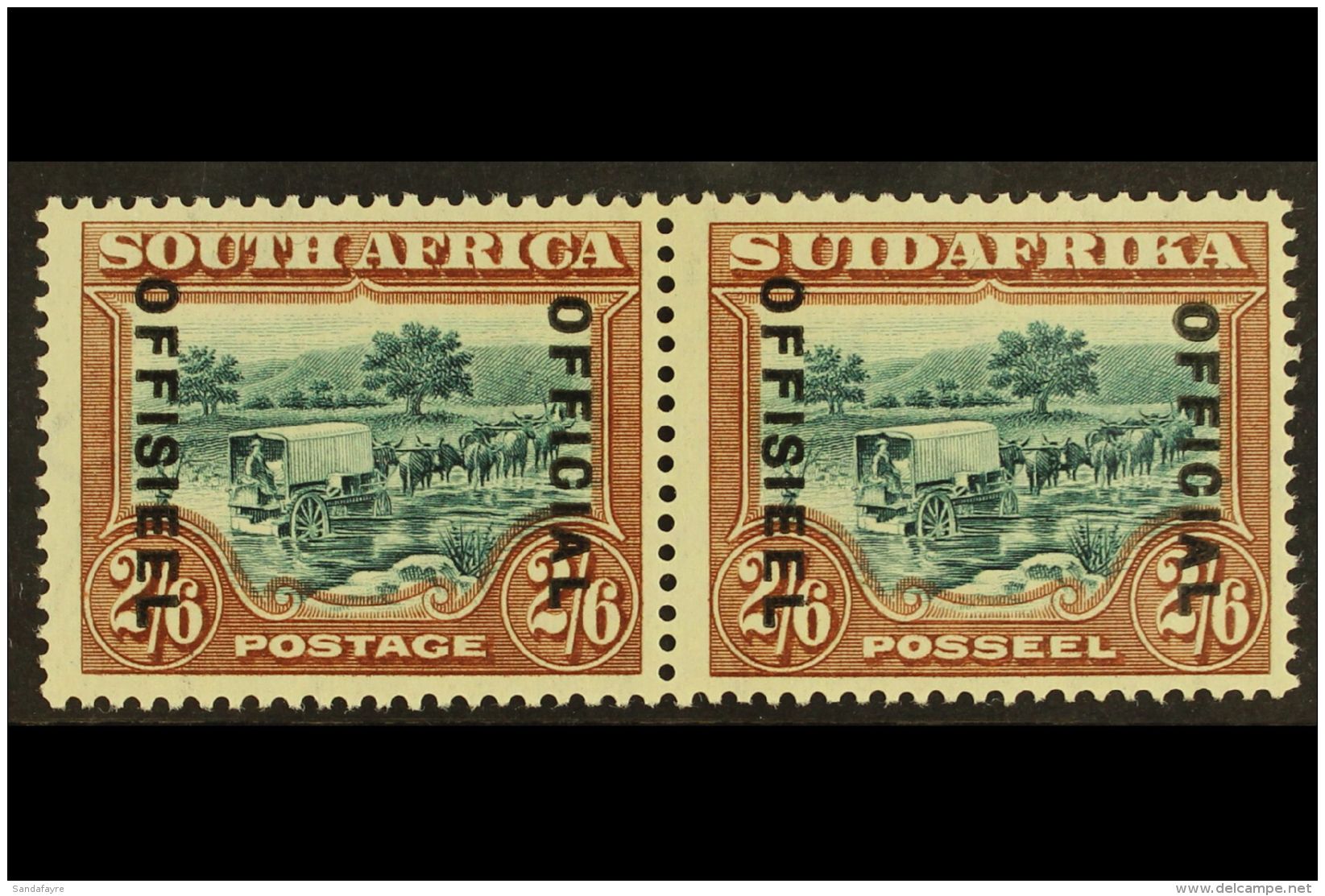 OFFICIAL 1929-31 2s6d Green &amp; Brown, SG O11, Very Fine Mint. For More Images, Please Visit... - Unclassified