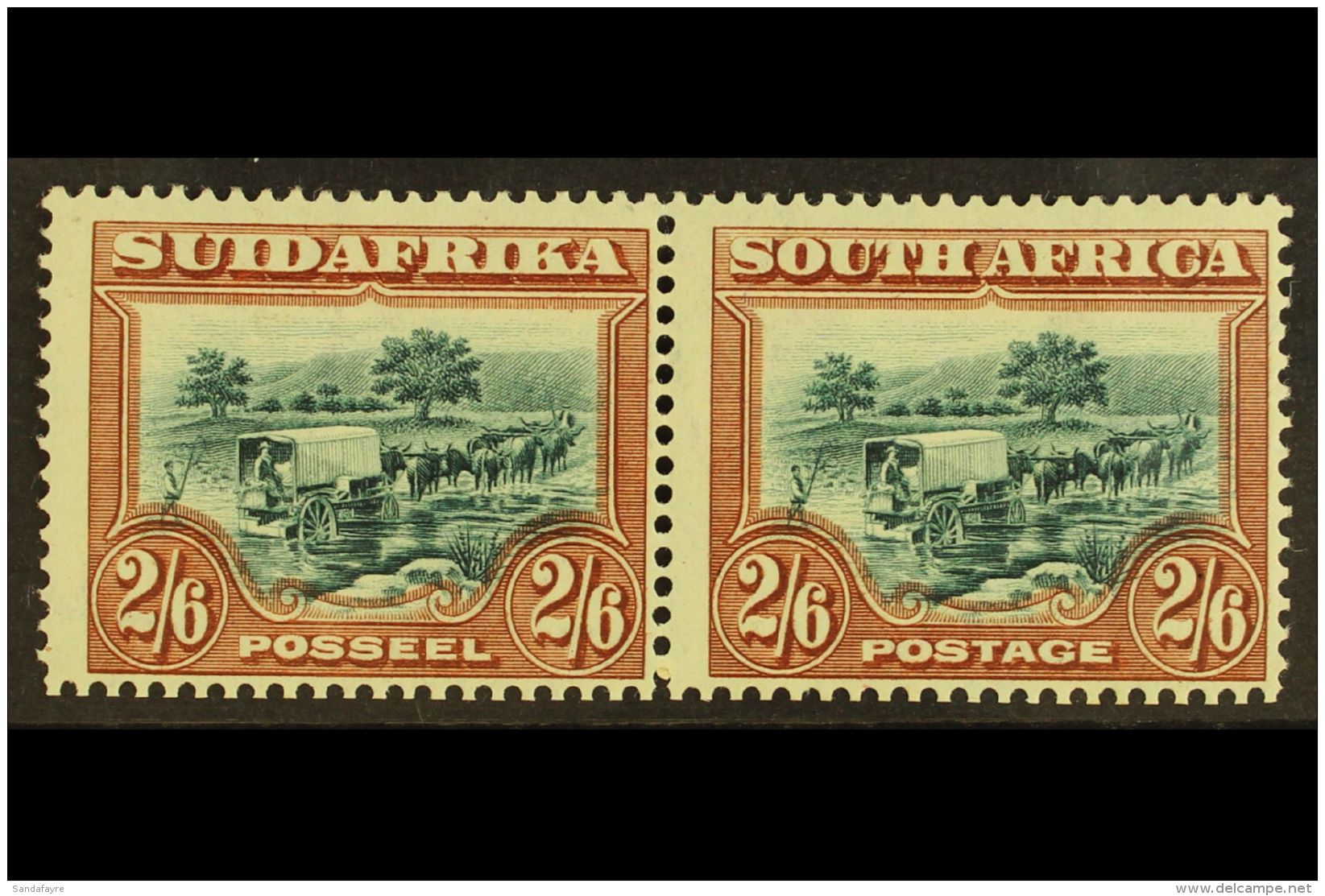 1927-30 2s6d Green &amp; Brown, Perf.14x13&frac12; Down, SG 37a, Mint. For More Images, Please Visit... - Unclassified