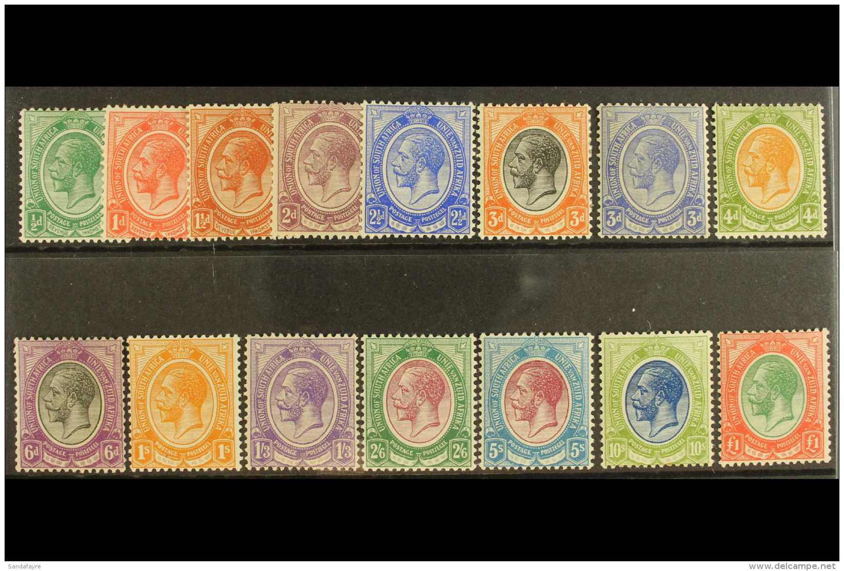 1913-24 King's Heads Complete Basic Set, SG 3/17, Very Fine Mint (15) For More Images, Please Visit... - Non Classés