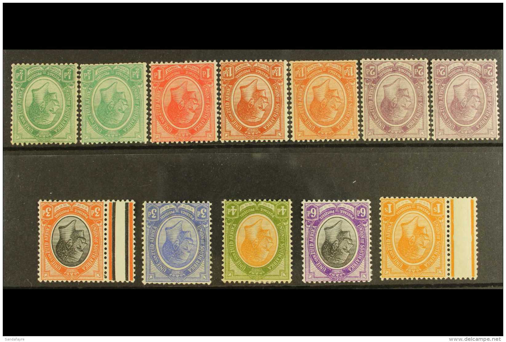 1913-24 INVERTED WATERMARKS RANGE, &frac12;d To 1s Incl. Shades Of &frac12;d, 1&frac12;d &amp; 2d, Between SG... - Non Classés