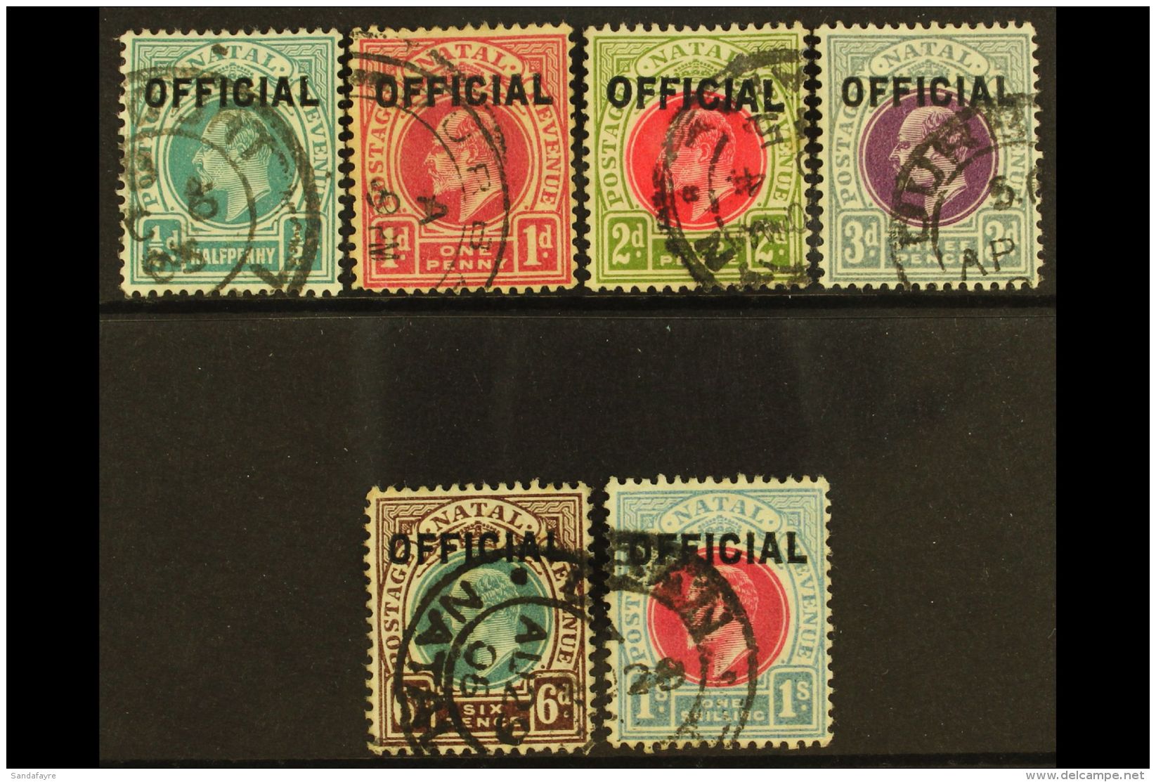 OFFICIALS 1904 Ed VII Set To 1s Complete, SG O1/6, Fine To Very Fine Used. (6 Stamps) For More Images, Please... - Non Classés