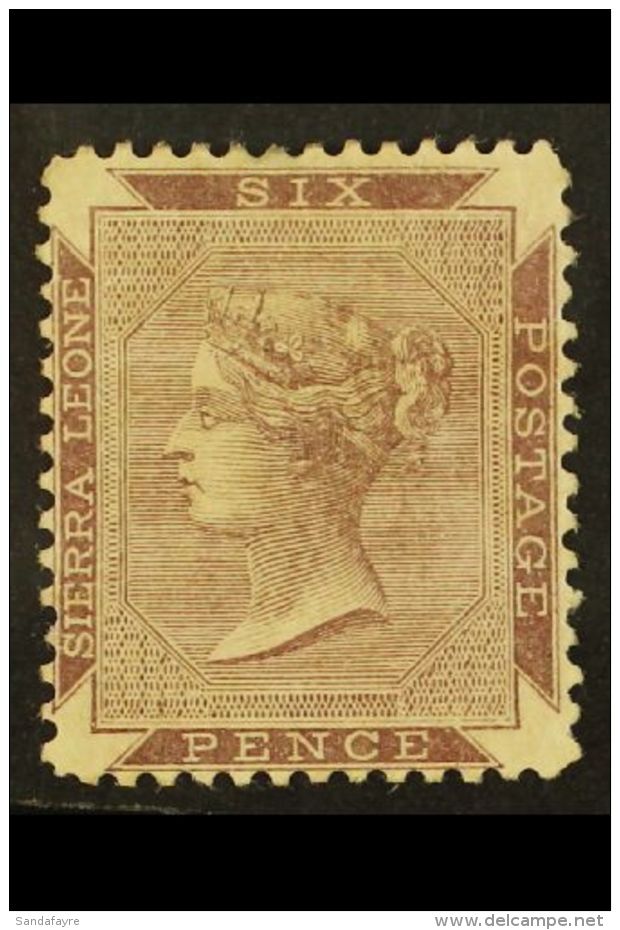 1859 6d Grey- Lilac No Wmk, SG 2, Mint Part OG. Attractive. For More Images, Please Visit... - Sierra Leone (...-1960)