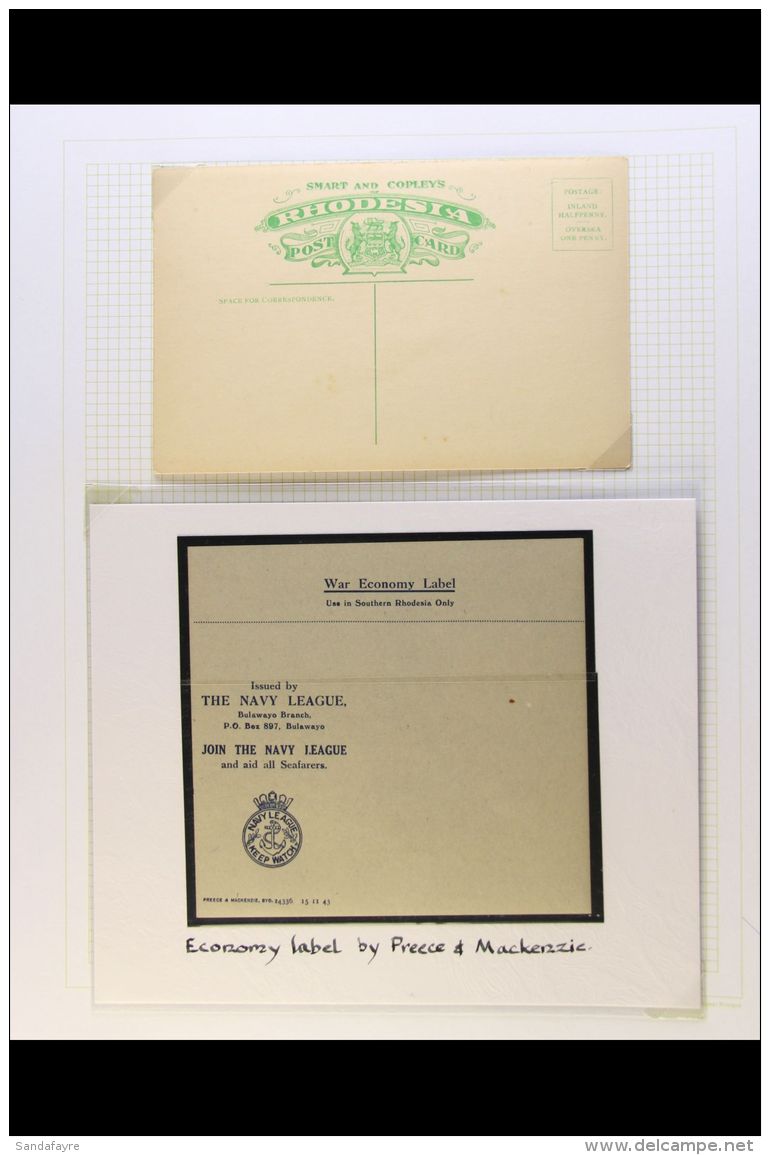 COVERS, POSTAL STATIONERY, ETC. 1910's To 1960's Collection, Includes Northern Rhodesia And Southern Rhodesia... - Other & Unclassified