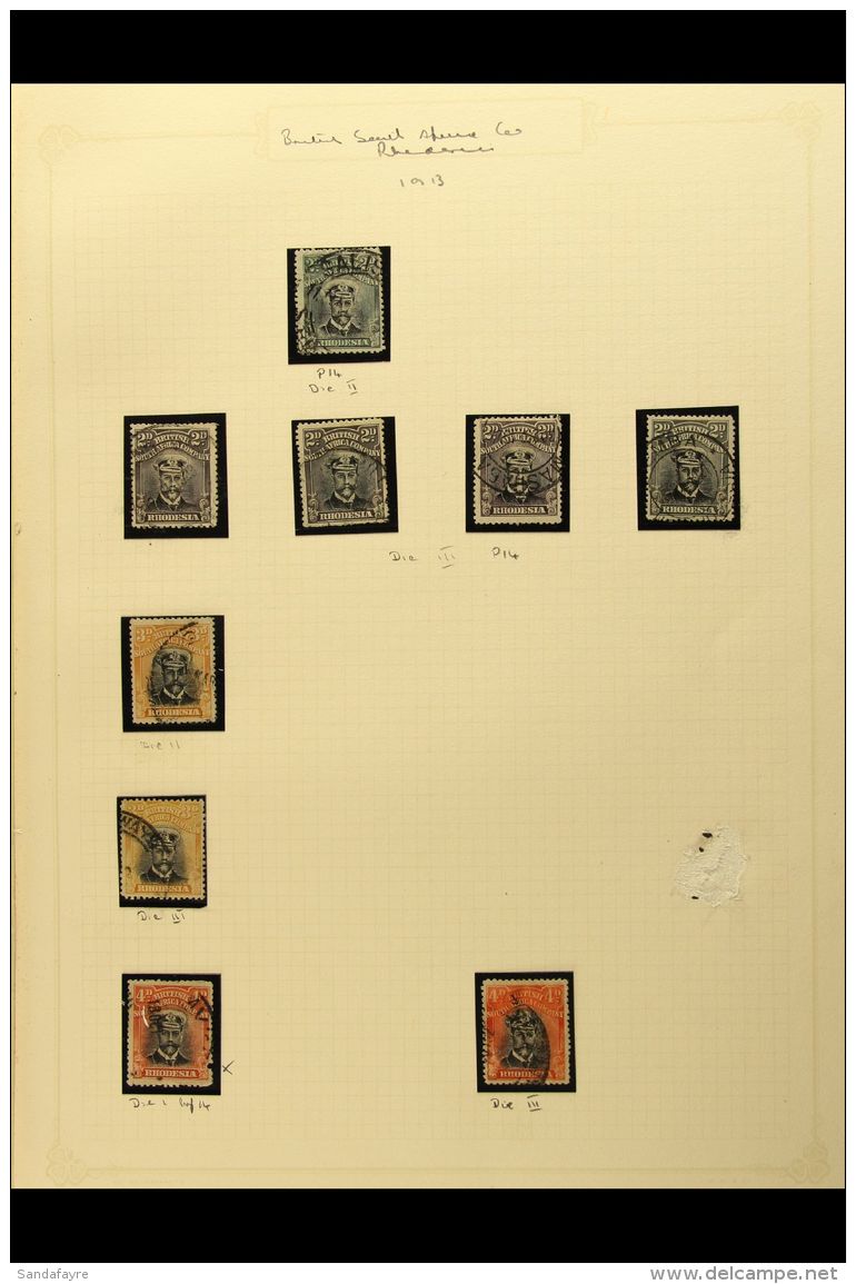 1913-22 Admirals Range, We Note &frac12;d, 1d &amp; 1&frac12;d Used Shades, Note &frac12;d X2 Perf. 15, 2d, 3d,... - Other & Unclassified