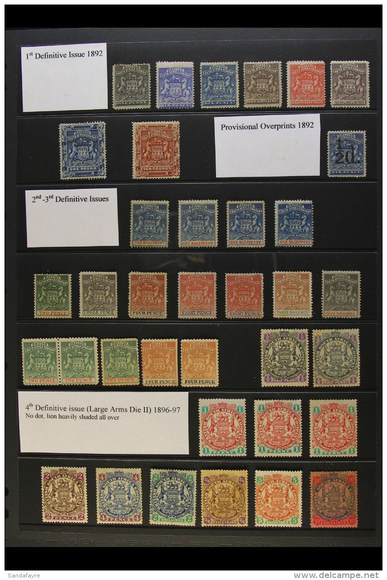 1892-1924 EXTENSIVE MINT COLLECTION. A Substantial Collection With Many Elusive Issues, Presented On A Series Of... - Autres & Non Classés