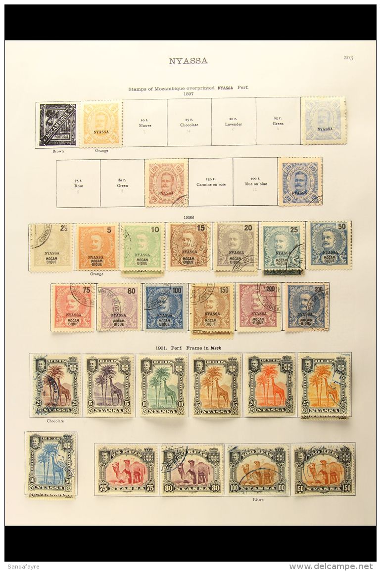 NYASSA Chiefly Very Fine And Fresh Mint Collection, Includes 1897 Vals To 300r, 1898 Set To 300r (used), 1901 Set,... - Autres & Non Classés
