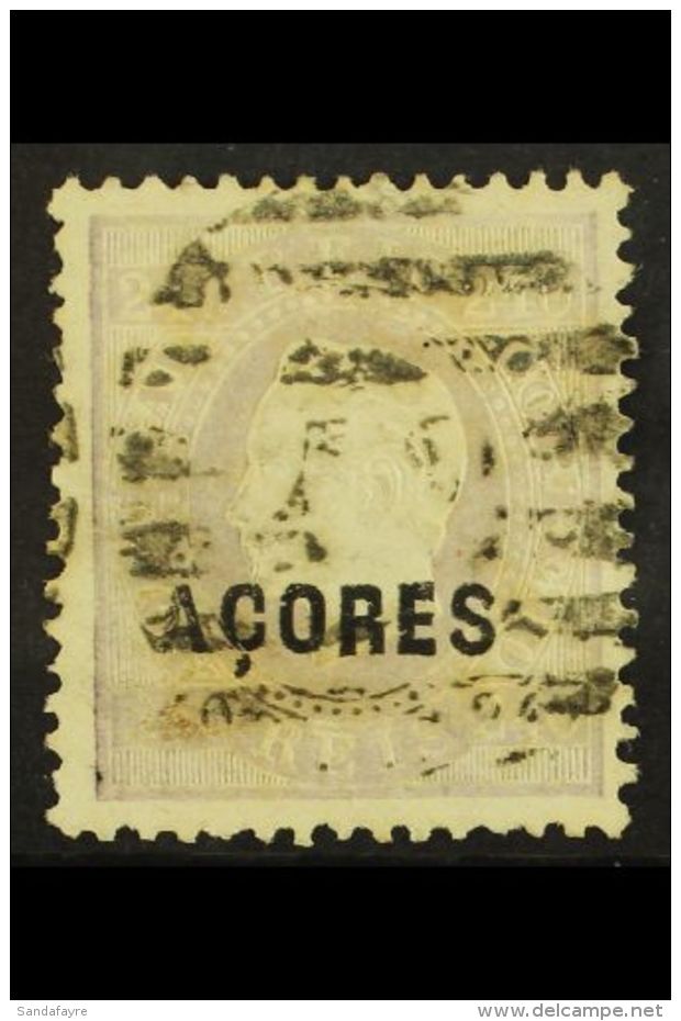AZORES 1871-73 240r Pale Dull Lilac, SG 26, Fine Used With ISPP Certificate. A Difficult Stamp To Find! For More... - Sonstige & Ohne Zuordnung