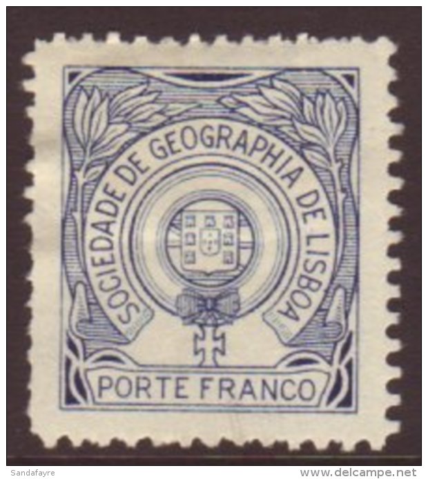 GEOGRAPHIC SOCIETY ISSUES. 1935-36 (-) Blue With Cross On White Background, Afinsa 18var, Fresh Mint, Some... - Autres & Non Classés