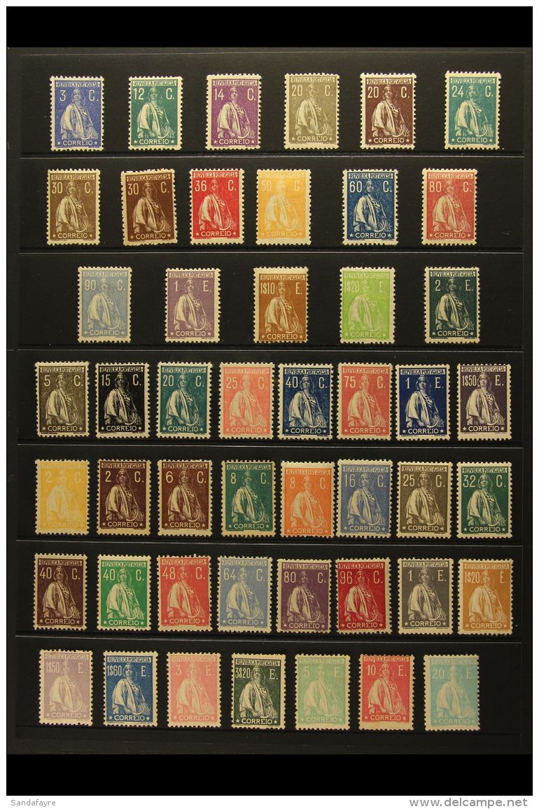 1917-26 VALUABLE CERES COLLECTION Presented On Stock Pages. We See A Strong Range Of The Period Including 1917-24... - Other & Unclassified