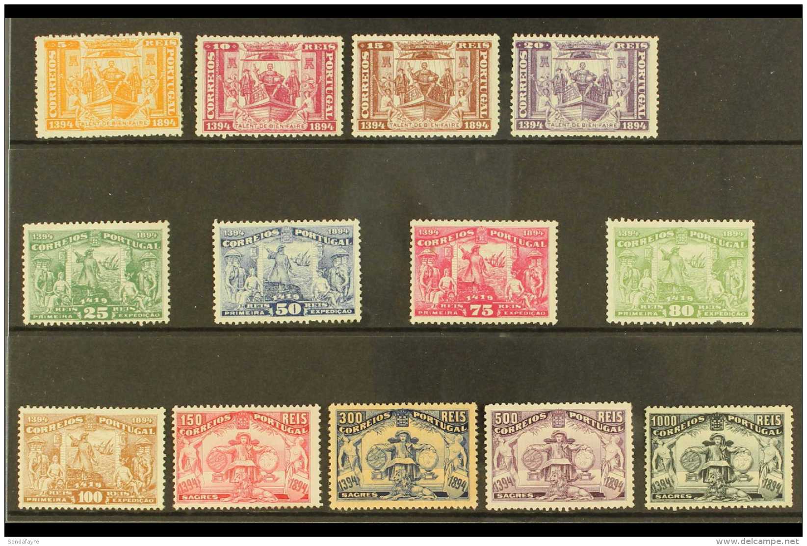 1894 500th Anniversary Of Prince Henry The Navigator Complete Set, SG 314/326, Edifil 98/110. Strong &amp; Fresh... - Other & Unclassified
