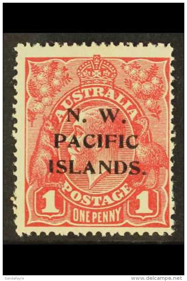 1918 1d Carmine Red Geo V, Die II, Overprinted, SG 103b Fine NHM. For More Images, Please Visit... - Papua-Neuguinea