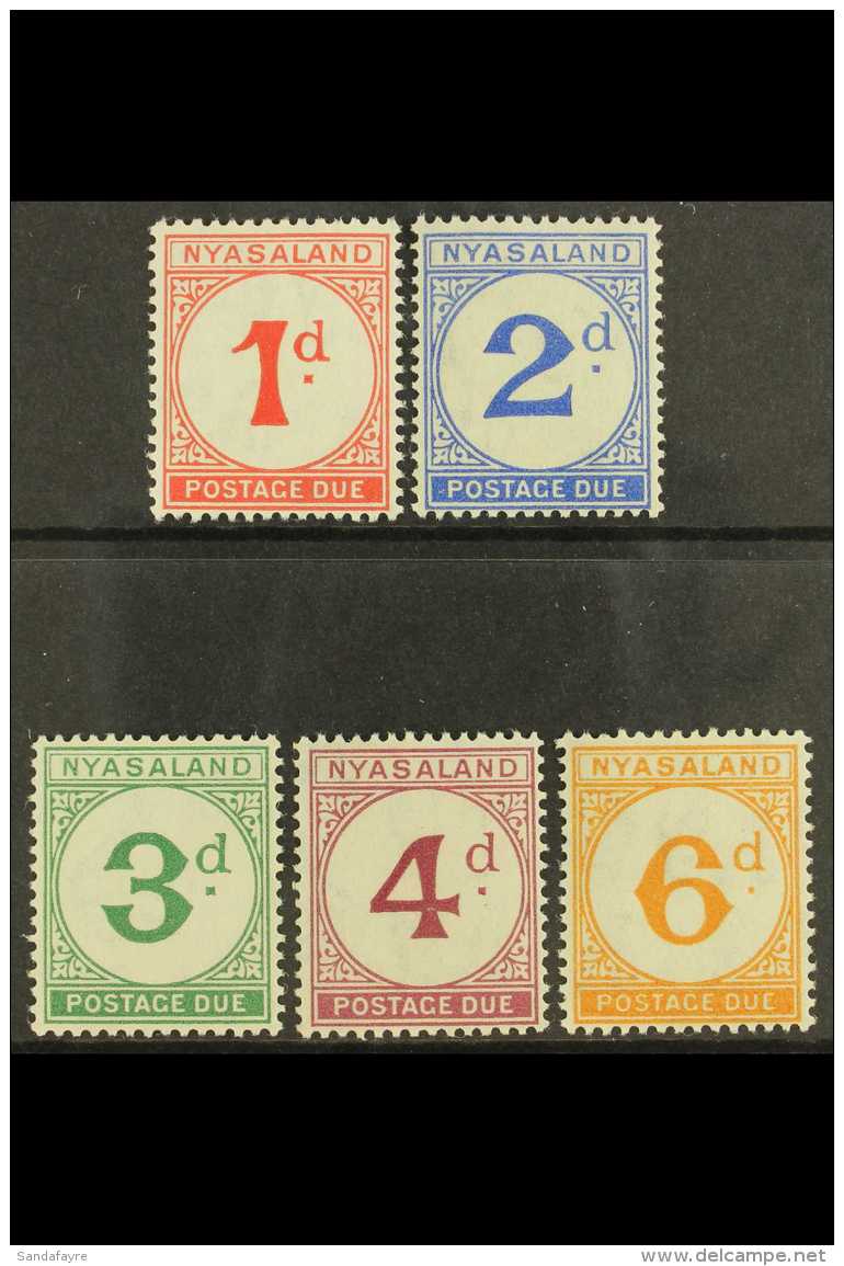 1950 Postage Due Set Complete, SG D1/5, Very Fine Never Hinged Mint. (5 Stamps) For More Images, Please Visit... - Nyassaland (1907-1953)