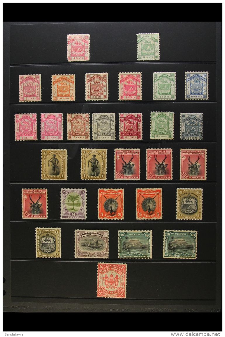 1883-1931 MINT COLLECTION. A Most Useful Range Of Issues Presented On Stock Pages, Inc 1883 Set, 1886-92 Ranges To... - North Borneo (...-1963)