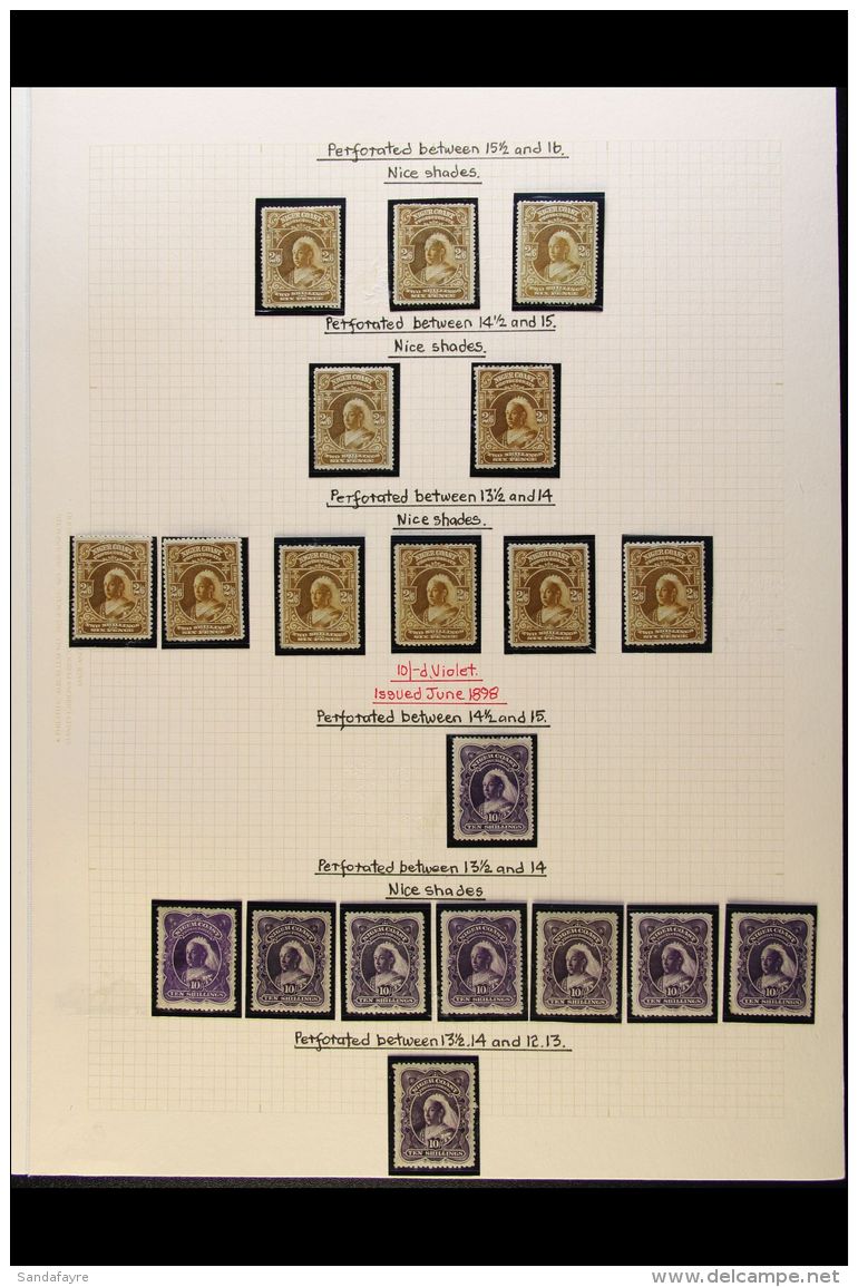 1897-98 DEFINITIVES - COLLECTION OF MINT STAMPS CAT &pound;3700+ A Partially Remaindered Collection Of The 1897... - Autres & Non Classés