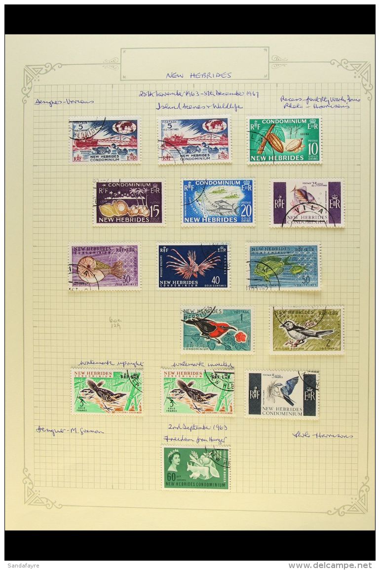 ENGLISH: 1949-80 FINE USED COLLECTION A Lovely Collection Written Up On Pages, Incl. 1953 Set, 1957 Set, 1963-67... - Other & Unclassified