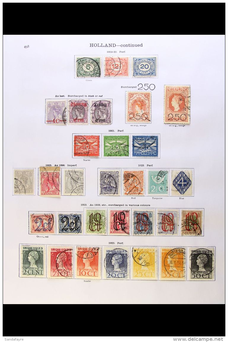 1919-38 FINE USED COLLECTION A Clean And Attractive Collection On Album Pages With A Good Level Of Completion For... - Autres & Non Classés