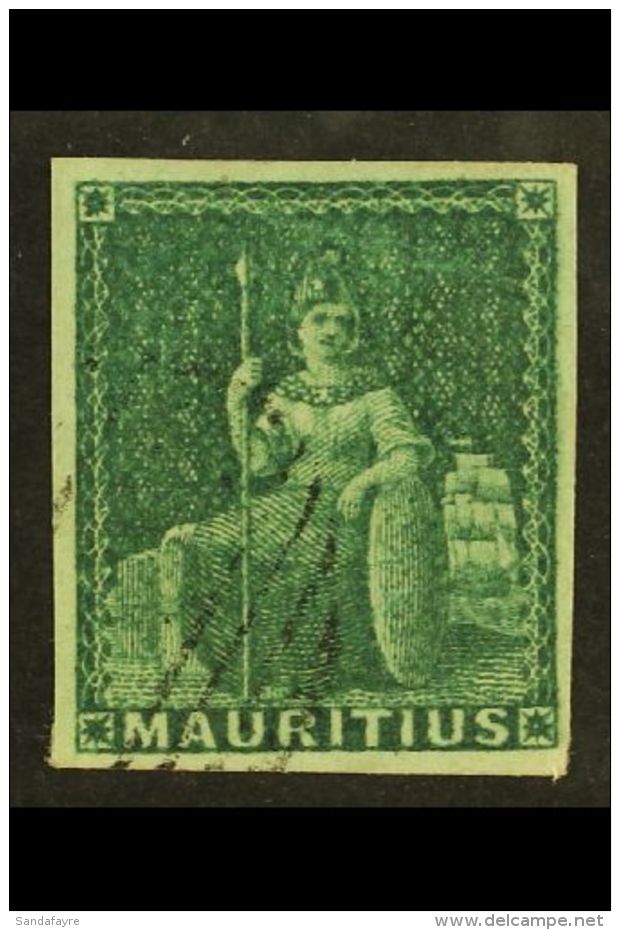 1858 (4d) Green, SG 27, Superb Used With Wide Even Margins Lovely Rich Color And Light Cancel. A Gem! For More... - Maurice (...-1967)