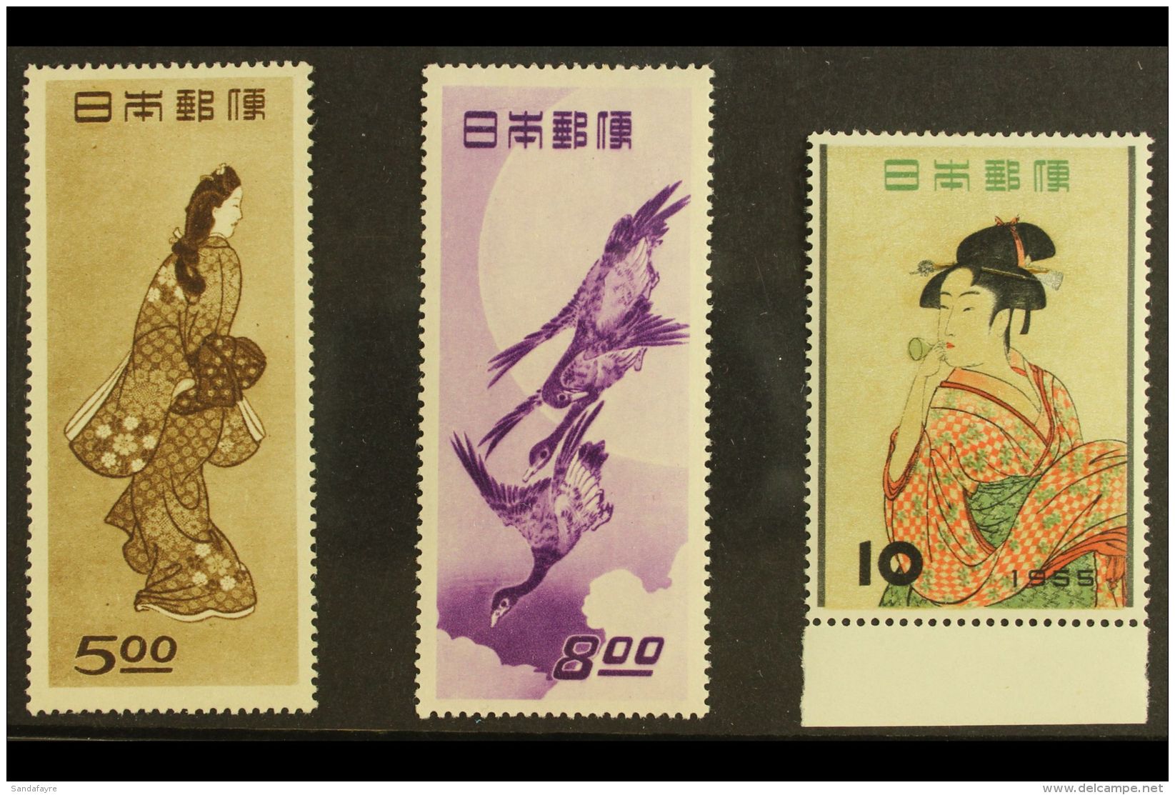 1948-1955 PHILATELIC WEEK ISSUES Comprising 1948 5y "Beauty Looking Back", 1949 8y "Moon And Brent Geese" And 1955... - Other & Unclassified