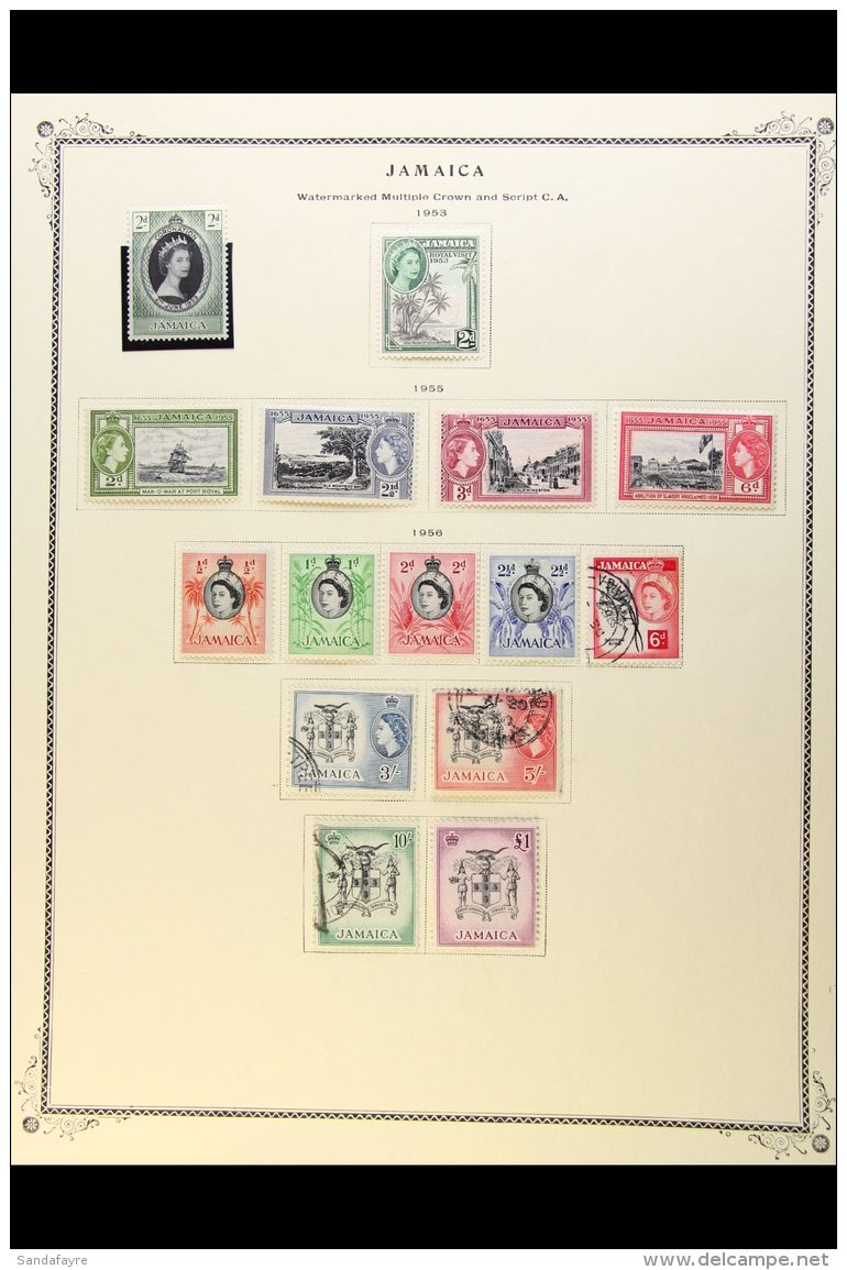 1952-72 ALL DIFFERENT COLLECTION A Most Useful Mint &amp; Used (mostly Mint) Collection On Printed Pages Inc... - Jamaïque (...-1961)