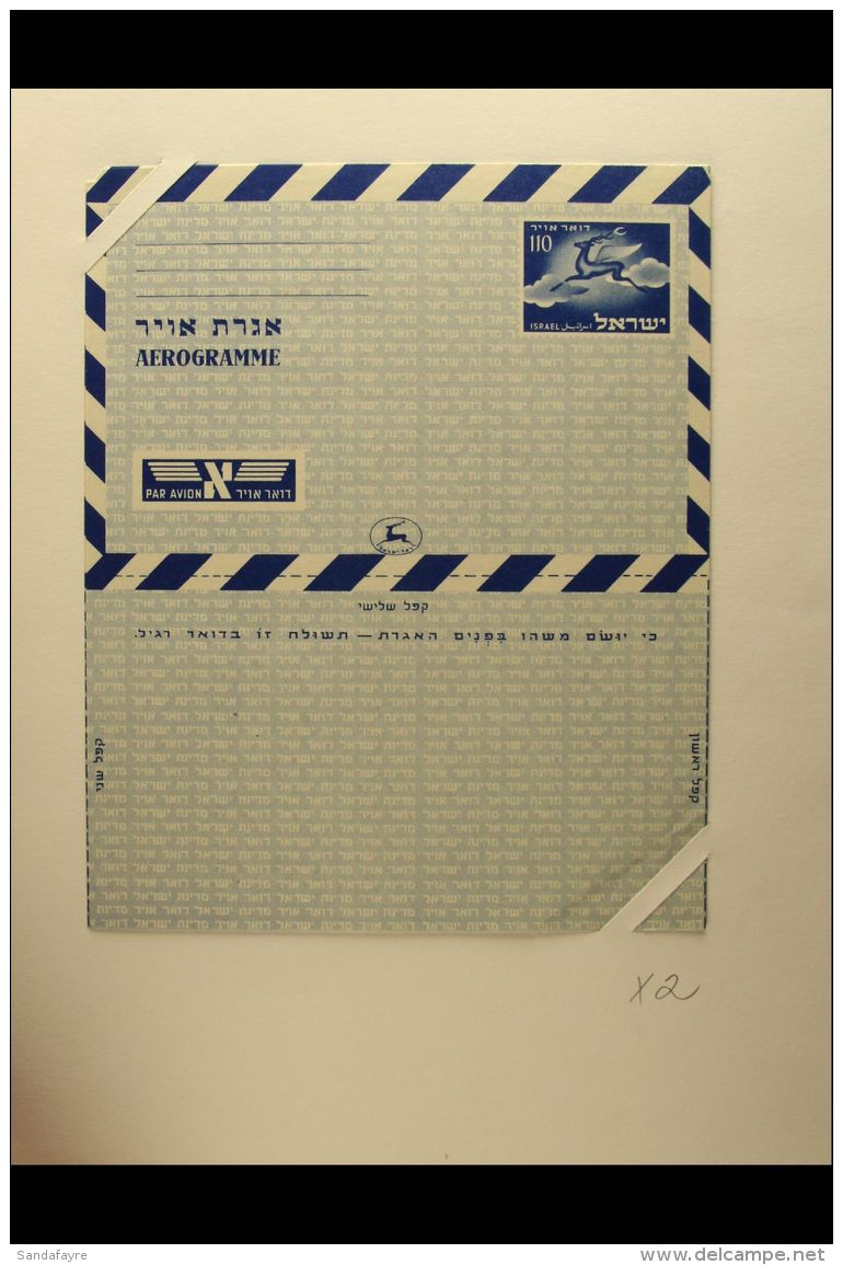 1952-84  SPECIALIST AEROGRAMME COLLECTION Presented In A Large Binder &amp; On Loose Pages With Information About... - Other & Unclassified