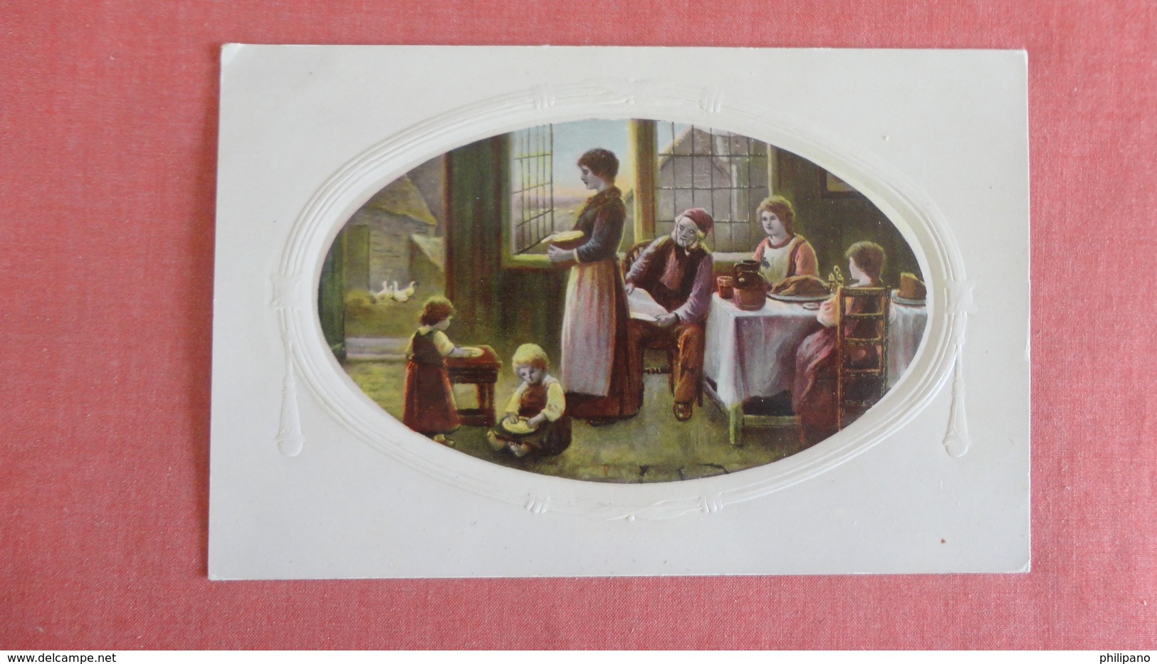 Family View  Embossed Frame Belgium Stamp  Ref 2425 - Europe