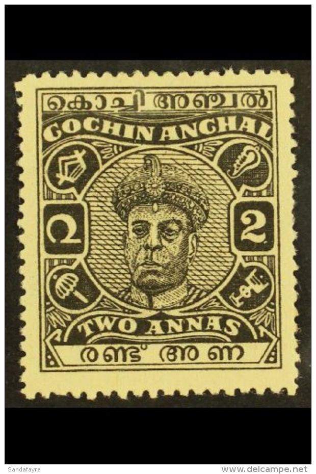 COCHIN 1946 2a Black, Ravi Varma, SG 107, Very Fine And Fresh Mint. For More Images, Please Visit... - Autres & Non Classés