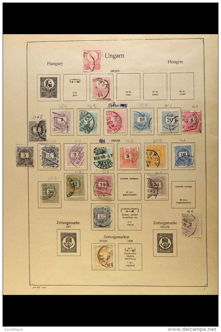 1871-1975 COLLECTION On Pages, Mint &amp; Used Mainly All Different Stamps, Inc 1938 All Three M/s's Used Etc.... - Other & Unclassified
