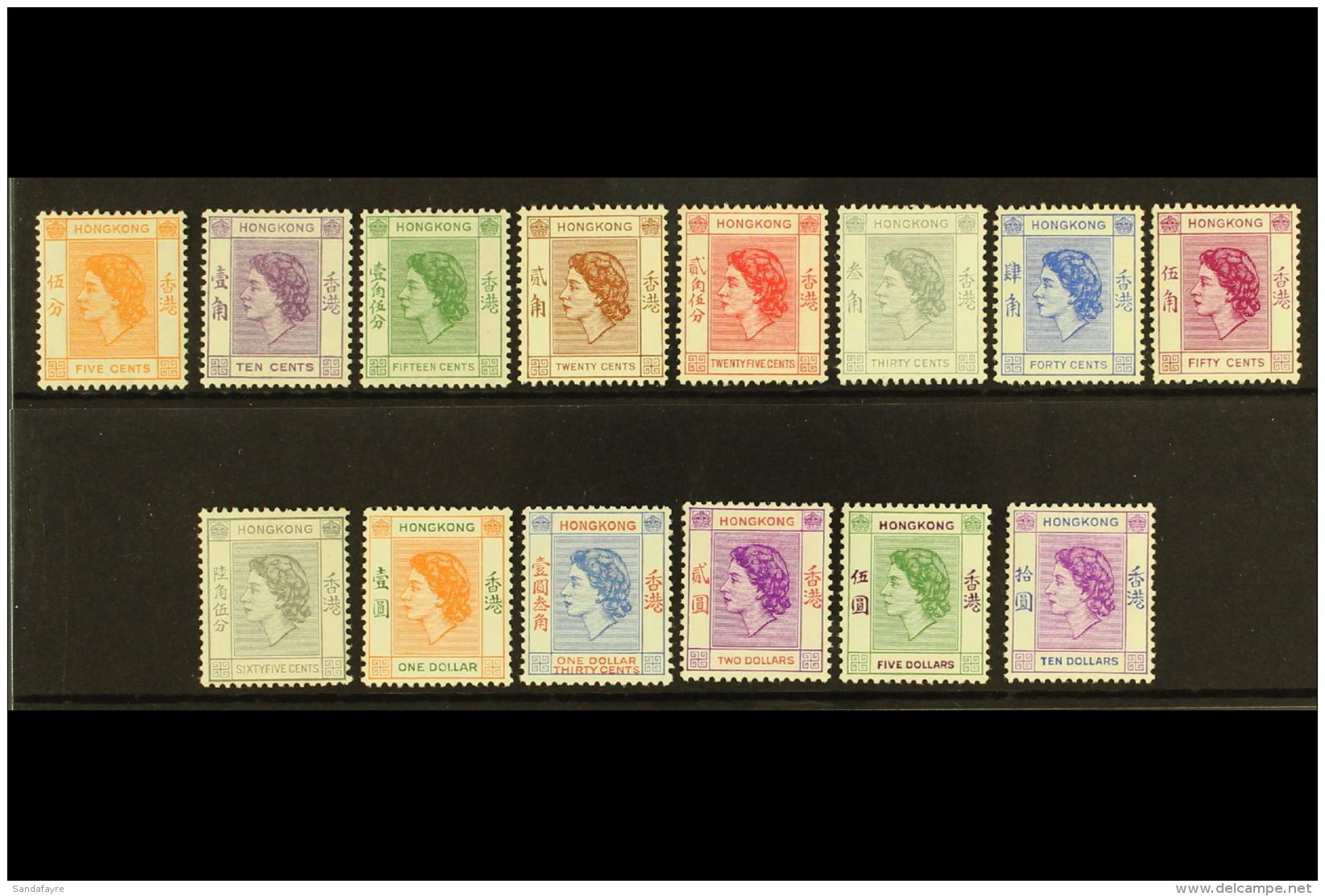 1954-62 QEII Definitives Complete Set, SG 178/91, Very Fine Mint, Very Fresh. (14 Stamps) For More Images, Please... - Autres & Non Classés