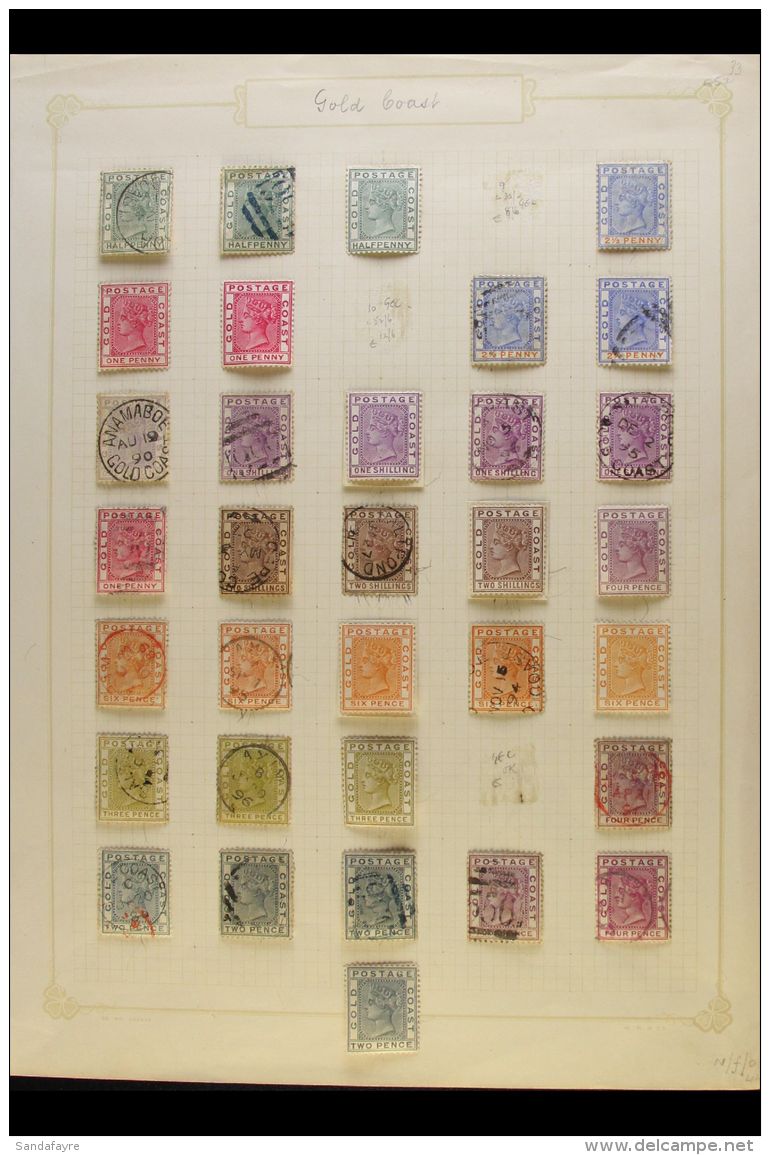 1884-1936 MINT &amp; USED COLLECTION Presented On Various Pages &amp; Includes A QV Range With Most Values Mint... - Côte D'Or (...-1957)