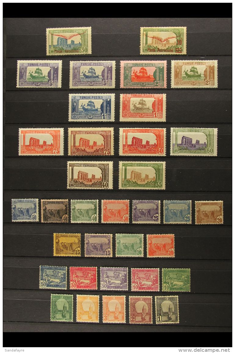TUNISIA 1906-47 VERY FINE MINT COLLECTION With Many Sets Including 1906-20, 1921, 1926-28,  Plus Air &amp;... - Autres & Non Classés