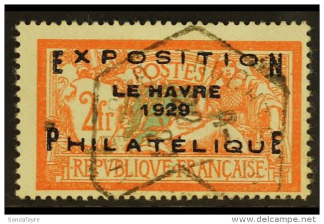 1929 2fr (+5fr) Le Havre Philatelic Exposition, Yv 257A, Very Fine Used. For More Images, Please Visit... - Other & Unclassified