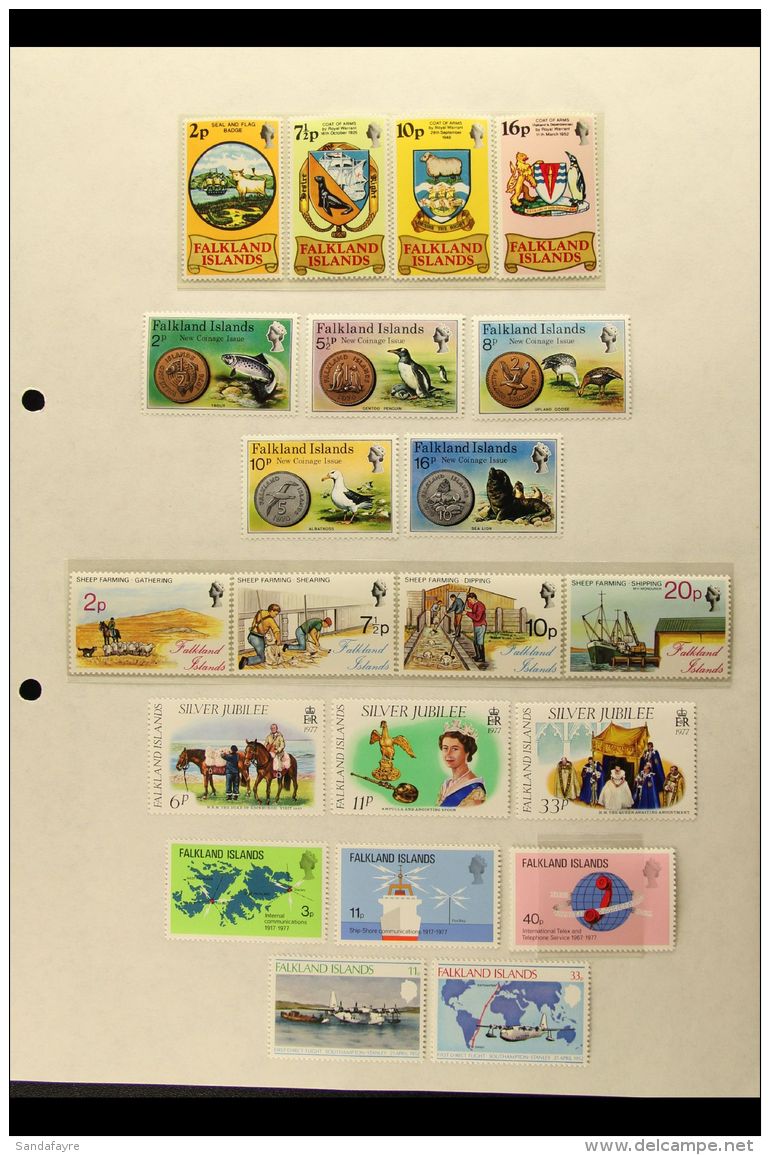 1953-88 MINT/NHM COLLECTION An All Different Collection, All Issues As Complete Sets After 1966 With Later Ranges... - Falkland