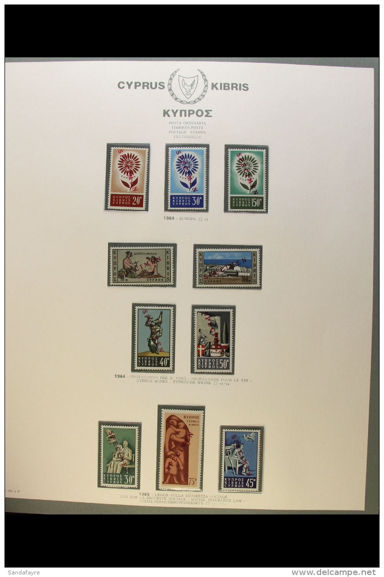 1963-1975 SPECIMEN OVERPRINTS COLLECTION A Delightful Collection Of "SPECIMEN" Opt'd Never Hinged Mint Sets. All... - Other & Unclassified