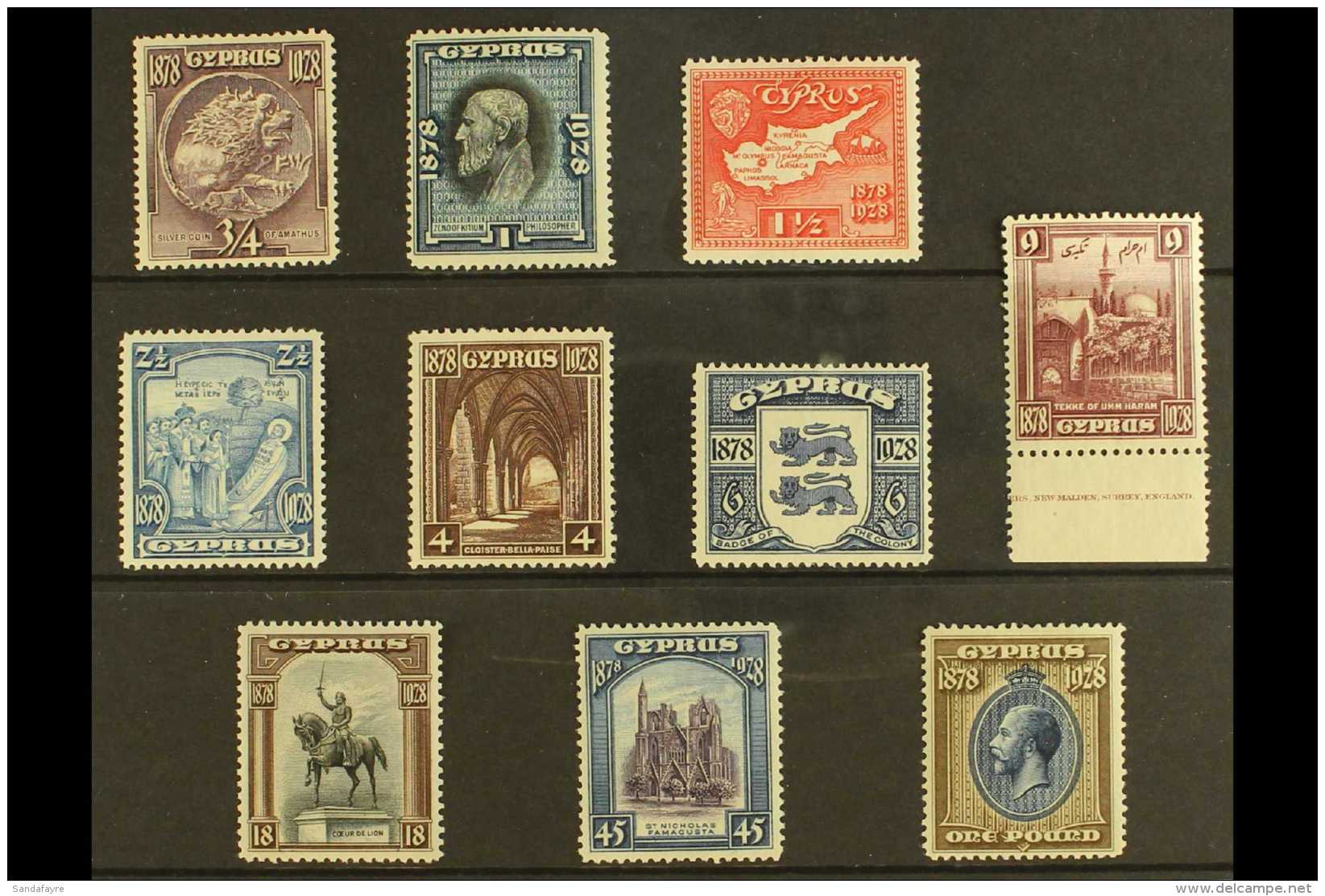 1928 Anniversary Of British Rule Set, SG 123/32, Very Fine Mint (10 Stamps) For More Images, Please Visit... - Other & Unclassified