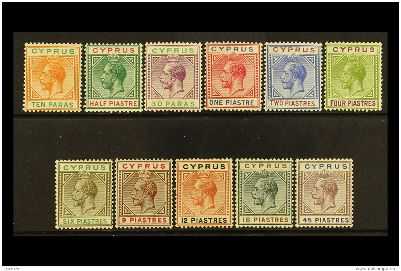 1912-15 (wmk Mult Crown CA) KGV Definitives Complete Set, SG 74/84, Very Fine Mint. (11 Stamps) For More Images,... - Otros & Sin Clasificación