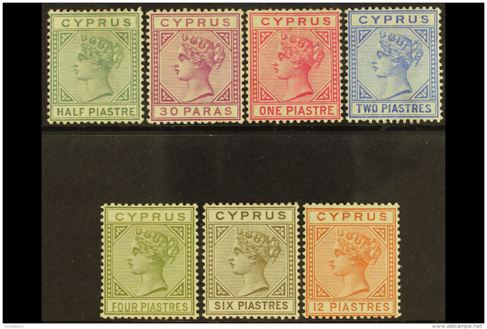 1892-94 Die II Complete Set, SG 31/37, Very Fine Mint. (7 Stamps) For More Images, Please Visit... - Autres & Non Classés