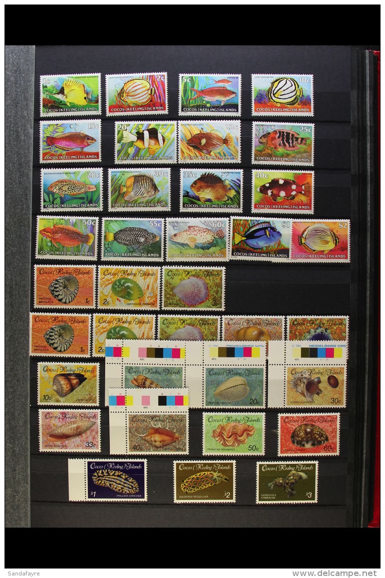 1969-90 NEVER HINGED MINT COLLECTION A Mostly All Different Collection Which Includes The Following Definitive... - Cocos (Keeling) Islands