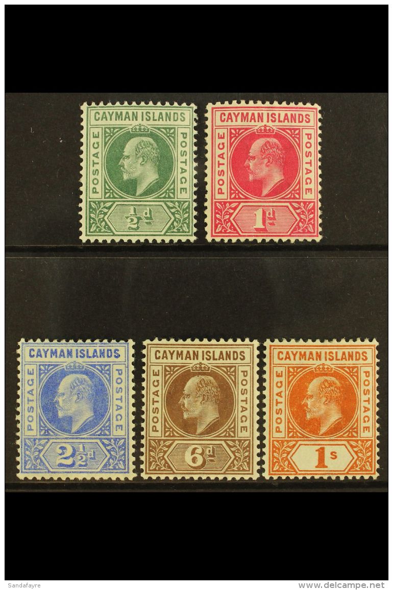 1902-03 Complete Set, SG 3/7, Fine Mint. (5) For More Images, Please Visit... - Iles Caïmans