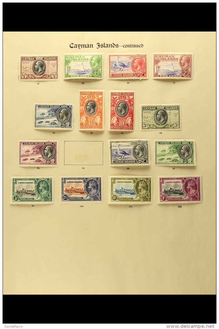 1900-1935 MINT COLLECTION ON "NEW IMPERIAL" LEAVES All Different, Mostly Fine And Fresh. Note 1912-20 10s (SG... - Iles Caïmans